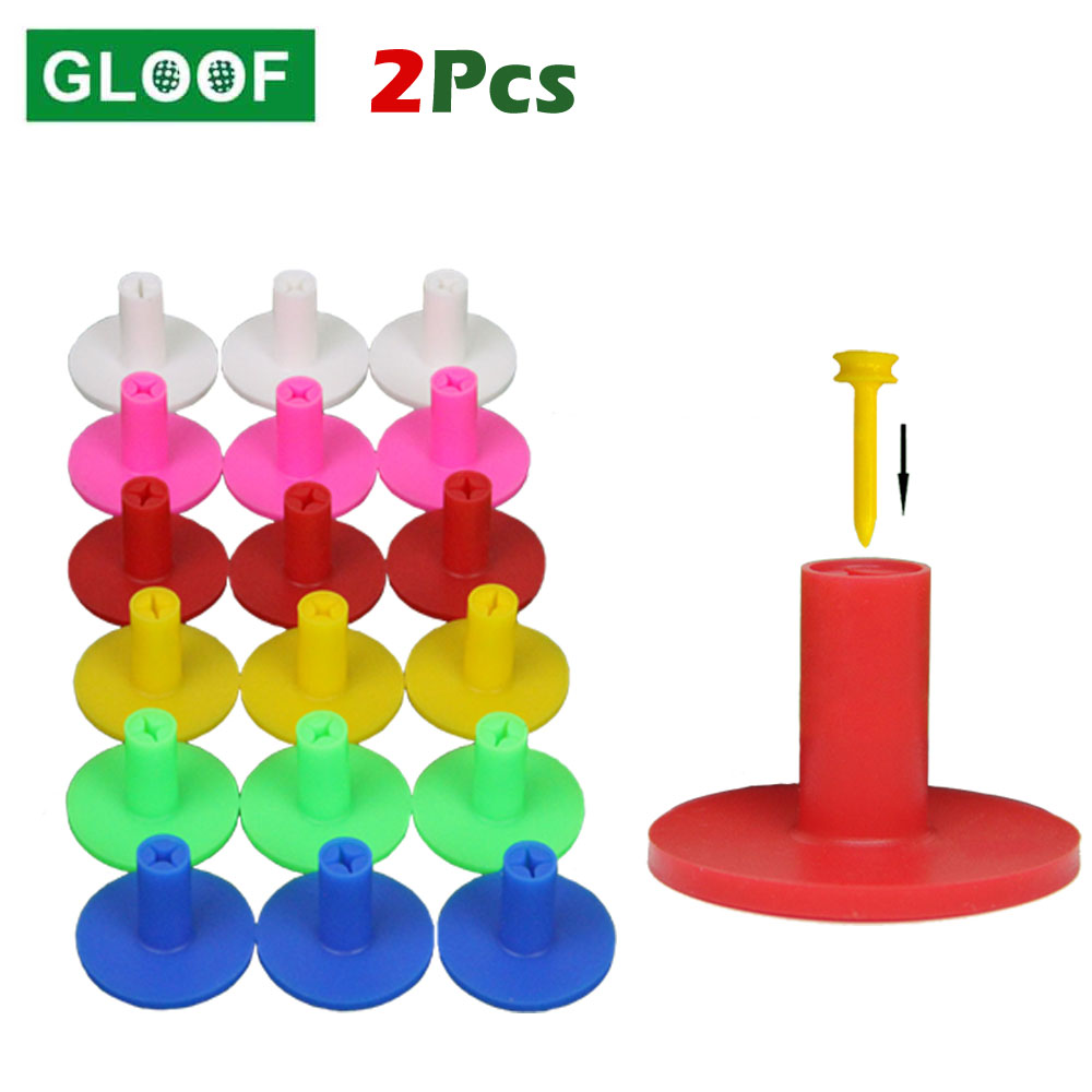 Golf Exercise Equipment - Tees de Golf en caoutchouc, 2