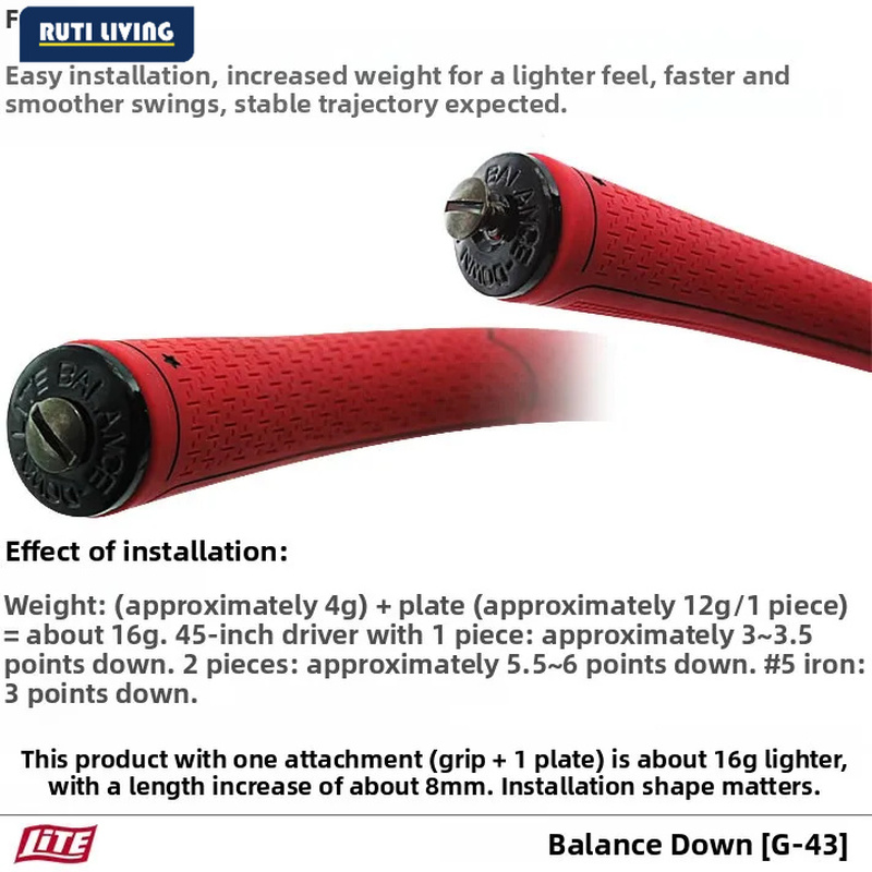 Poids de guidon de club de gol - Golf Exercise Equipment avis et prix